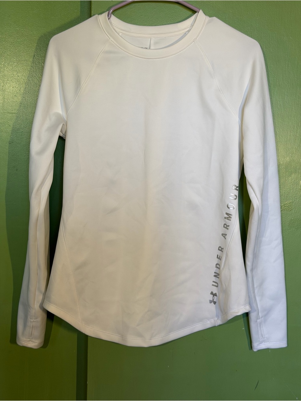 Under Armour Women's White Long Sleeve Crew Performance Shirt